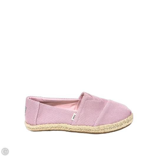 Shoes Flats By Toms In Pink, Size: 6