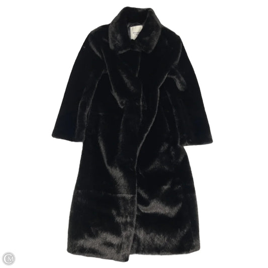 Coat Faux Fur & Sherpa By Abercrombie And Fitch In Black, Size: S