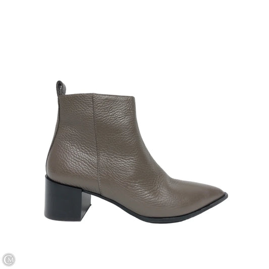 Boots Ankle Heels By Everlane In Grey, Size: 8