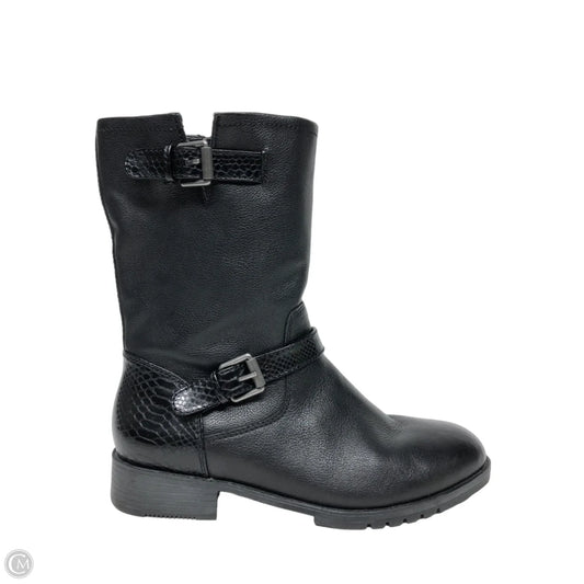 Boots Ankle Heels By Naturalizer In Black, Size: 9.5