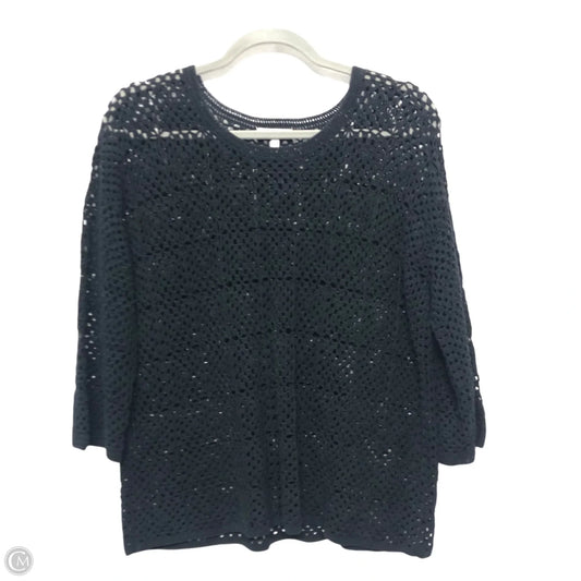 Top 3/4 Sleeve By Joie In Black, Size: M
