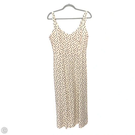 Dress Casual Midi By Rachel Zoe In Black & Cream, Size: 10
