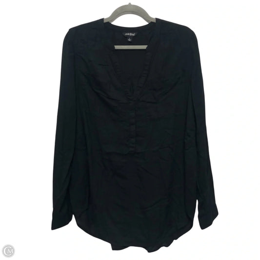 Top Long Sleeve By Lucky Brand In Black, Size: L