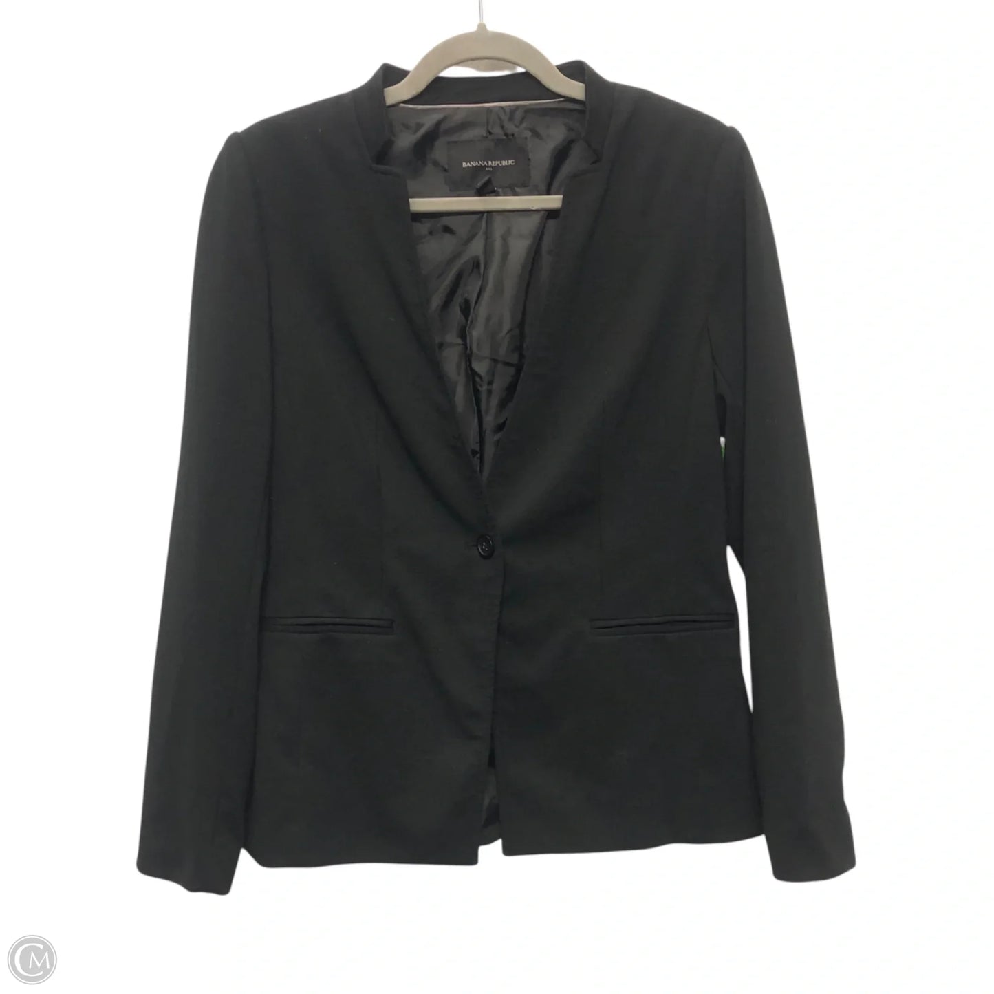 Blazer By Banana Republic In Black, Size: 4