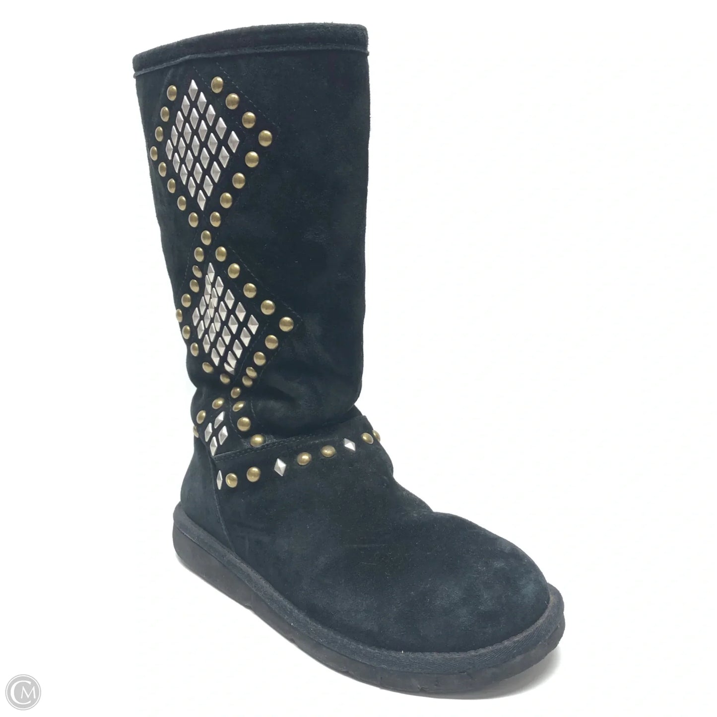 Boots Designer By Ugg In Black, Size: 9