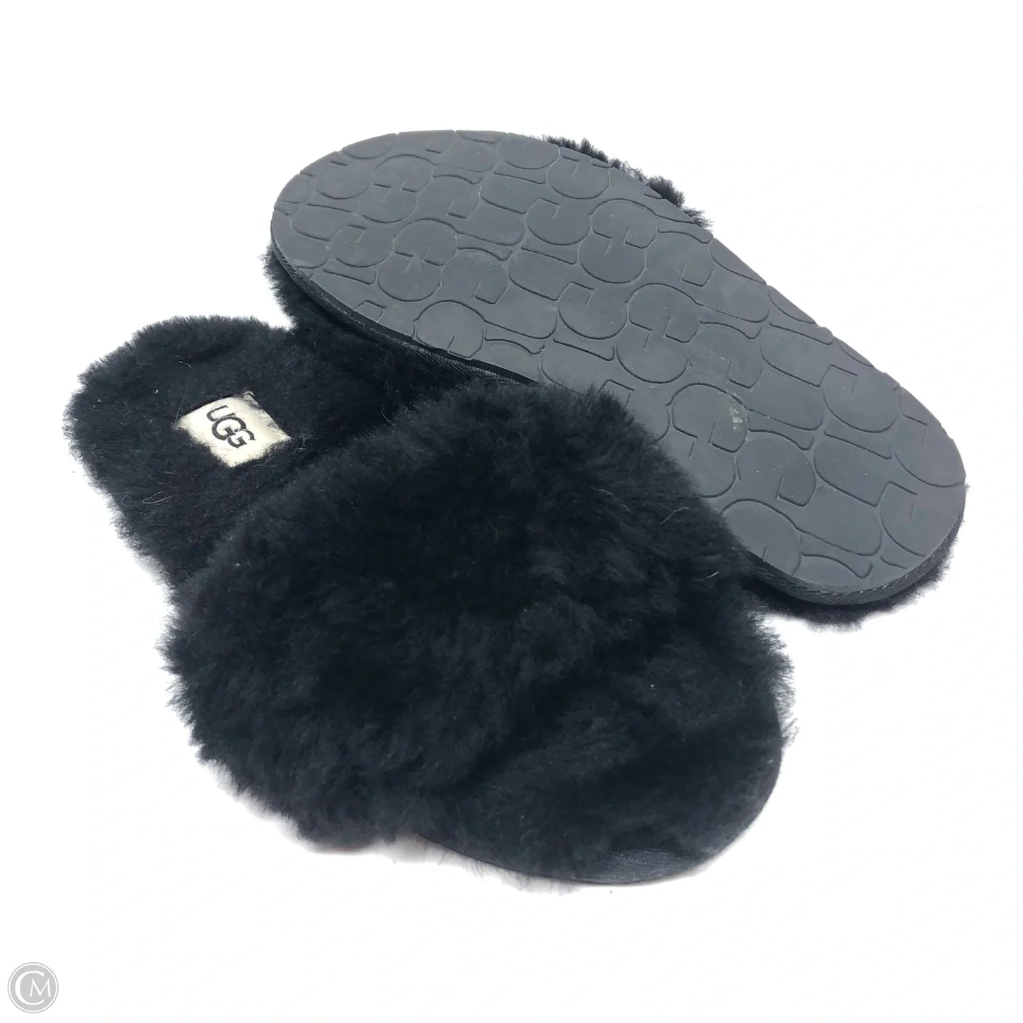Sandals Designer By Ugg In Black, Size: 6