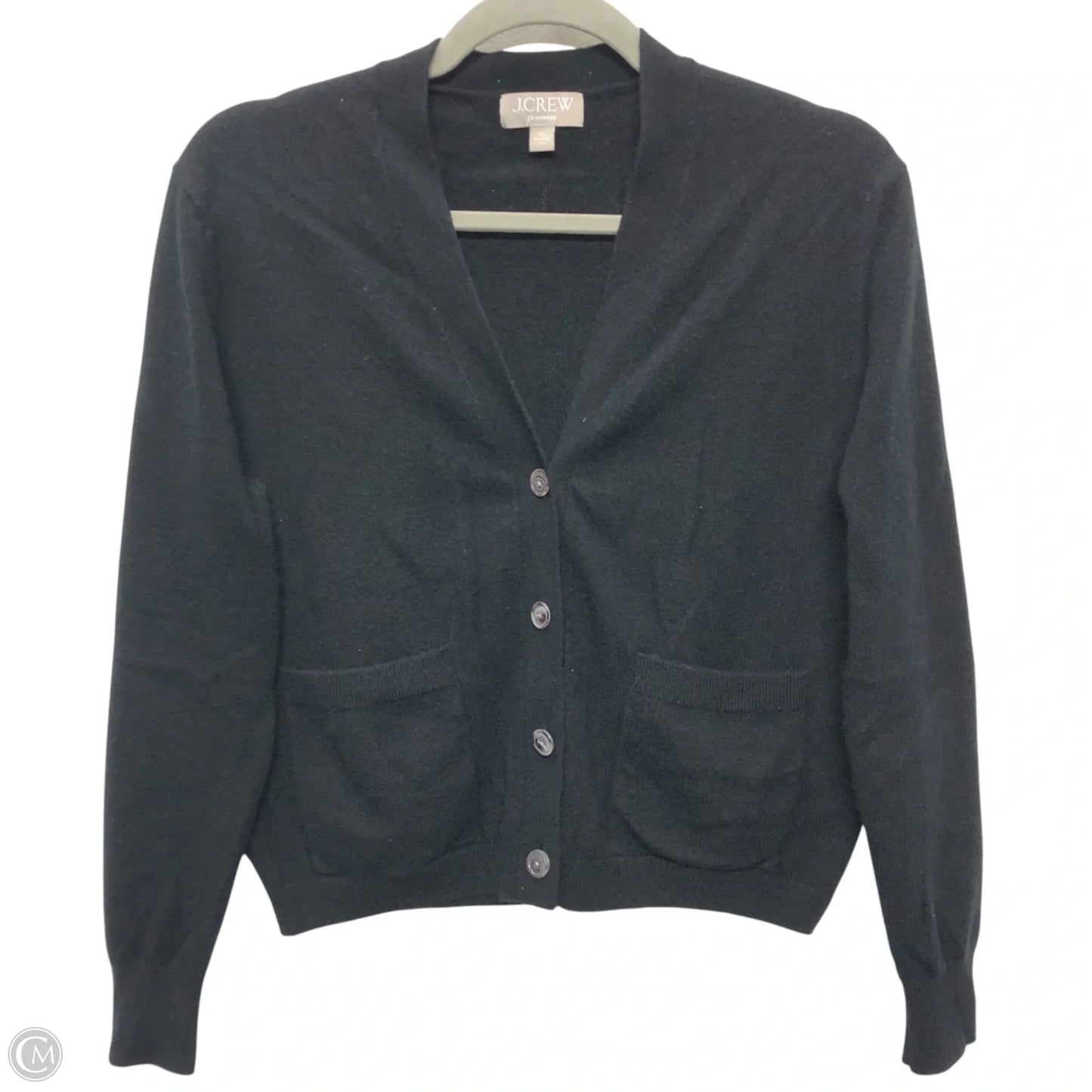 Sweater Cardigan Cashmere By J. Crew In Black, Size: Xs
