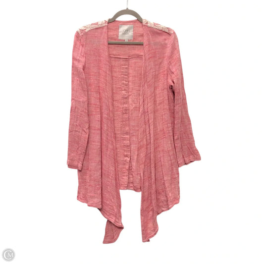 Cardigan By John Mark In Red, Size: L