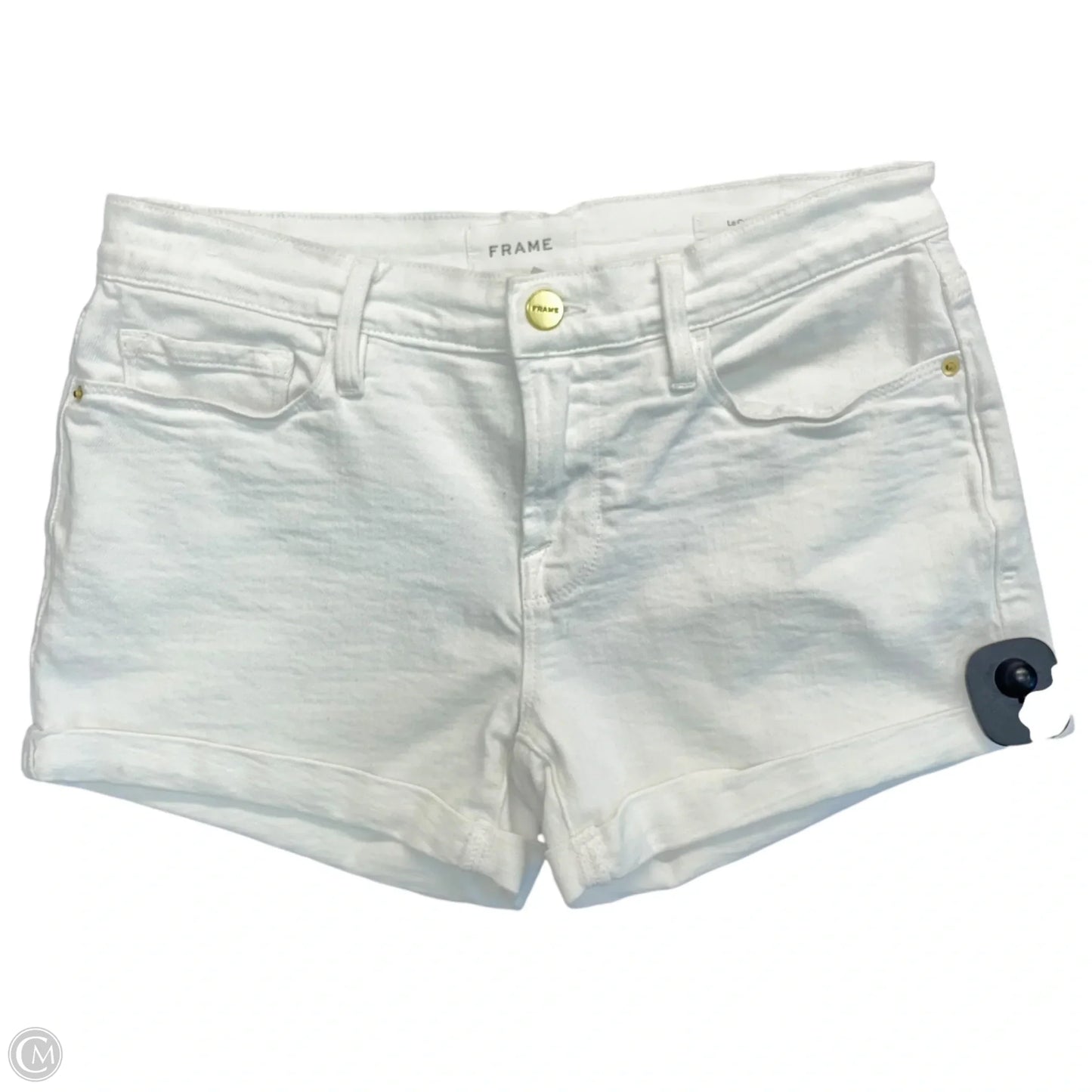 Shorts By Frame In White Denim, Size: 2