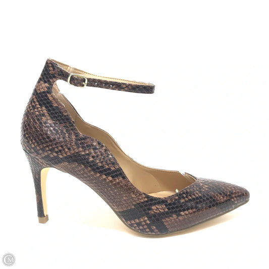 Shoes Heels Stiletto By Kaari Blue In Brown, Size: 7.5