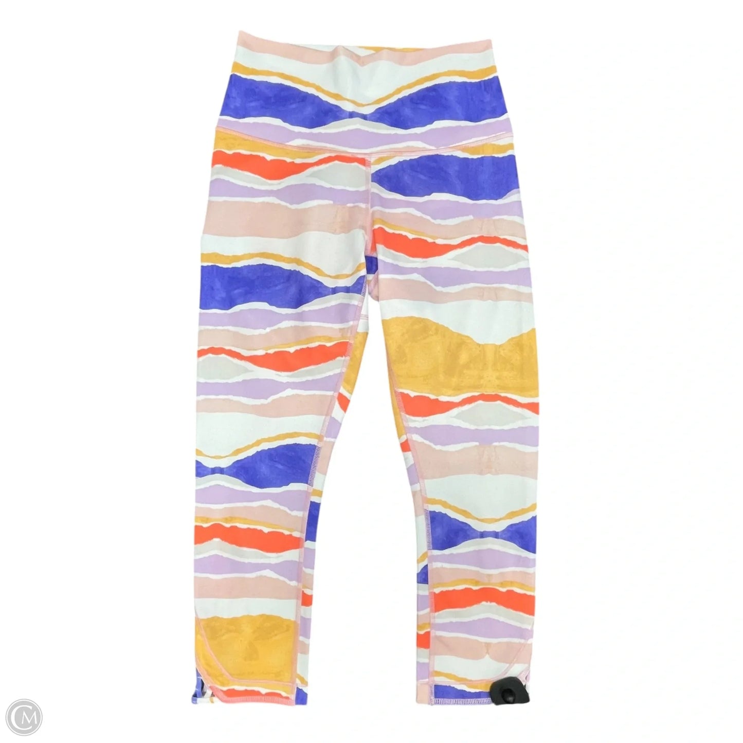 Athletic Capris By Lululemon In Blue & Purple, Size: 6