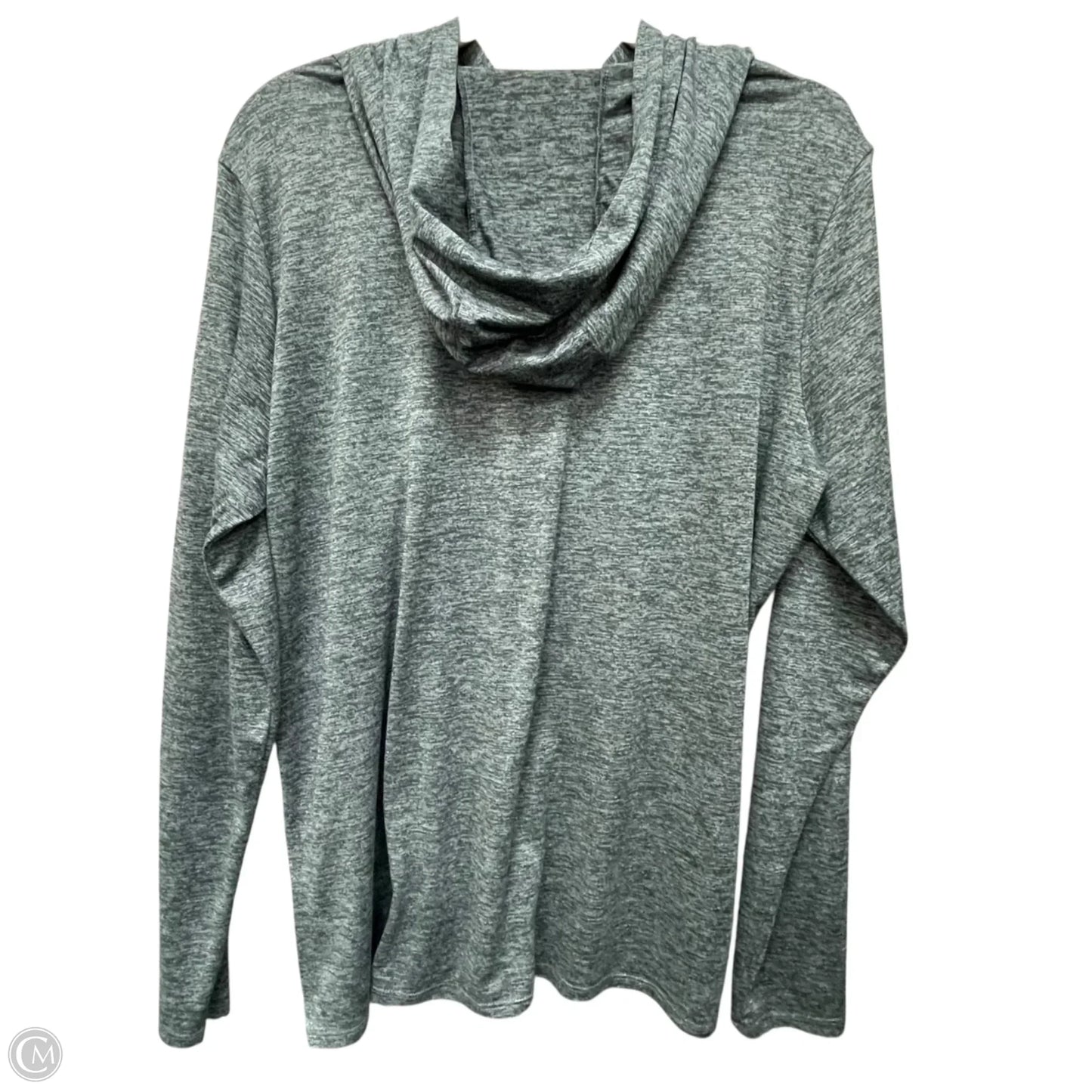 Athletic Top Long Sleeve Hoodie By Nike Apparel In Grey, Size: Xl