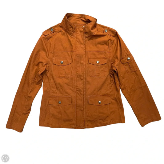Jacket Utility By Thread And Supply In Orange, Size: Xl