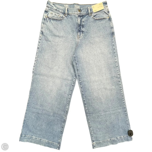Jeans Wide Leg By Ana In Blue Denim, Size: 14