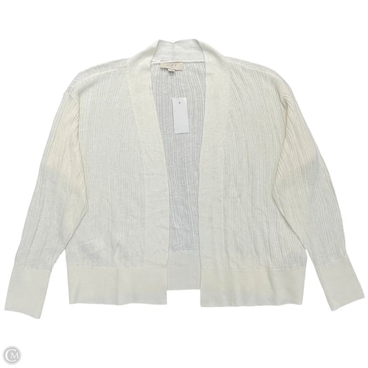 Cardigan By Loft In Ivory, Size: S
