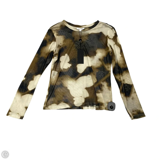 Top Long Sleeve By Gianni Bini In Black & Brown, Size: Xs