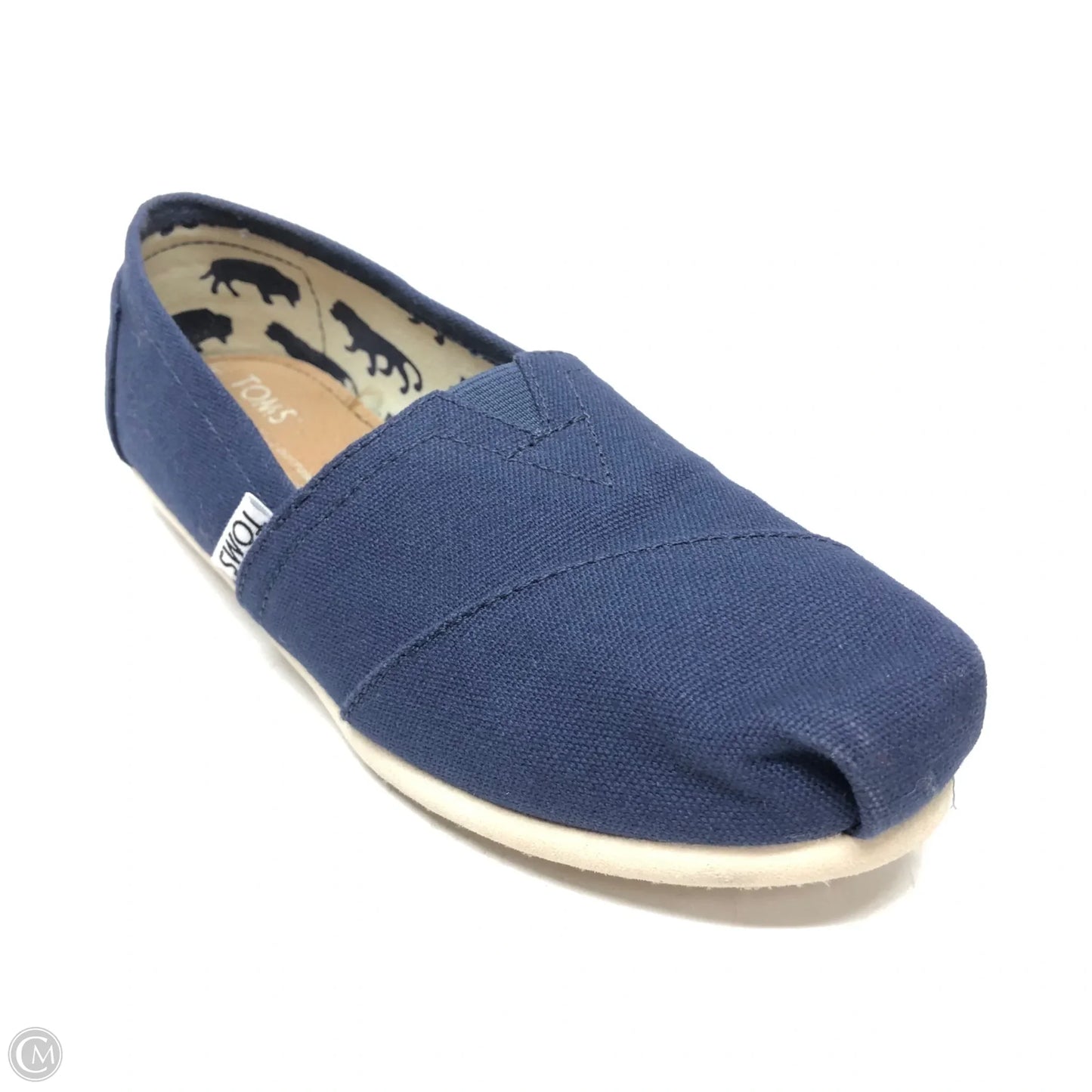 Shoes Flats By Toms In Navy, Size: 5