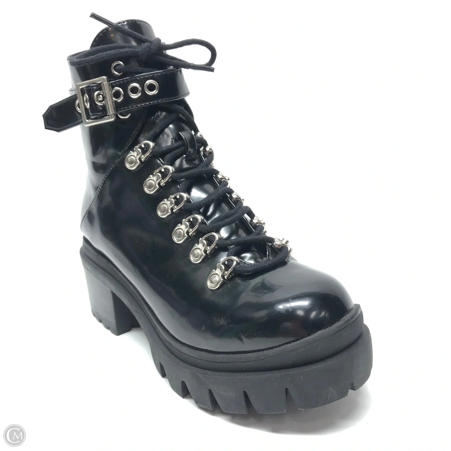 Boots Combat By Jeffery Campbell In Black, Size: 6.5