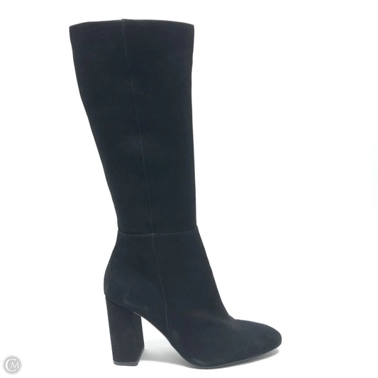Boots Knee Heels By Steve Madden In Black, Size: 9.5