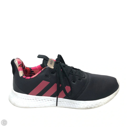 Shoes Athletic By Adidas In Black & Pink, Size: 9
