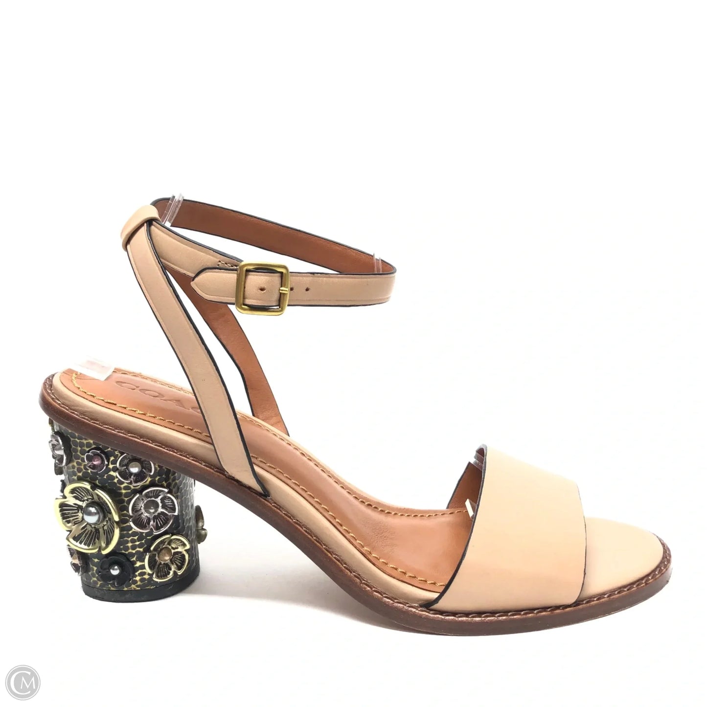 Sandals Designer By Coach In Beige, Size: 11