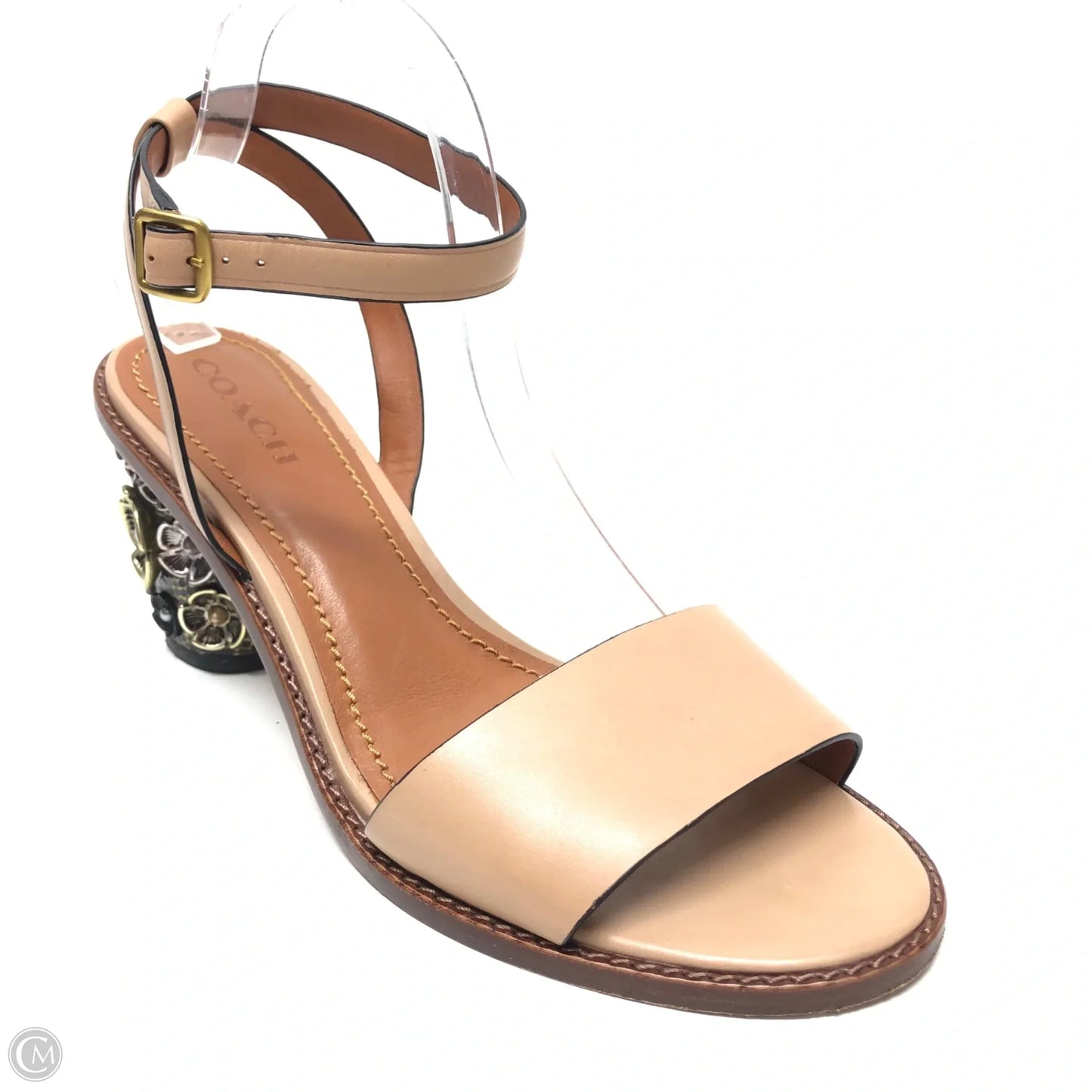 Sandals Designer By Coach In Beige, Size: 11