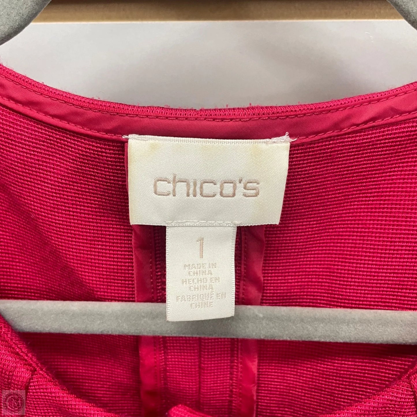 Coat Other By Chicos In Red, Size: M
