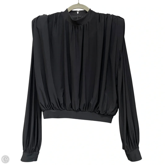 Top Long Sleeve By Express In Black, Size: Xs