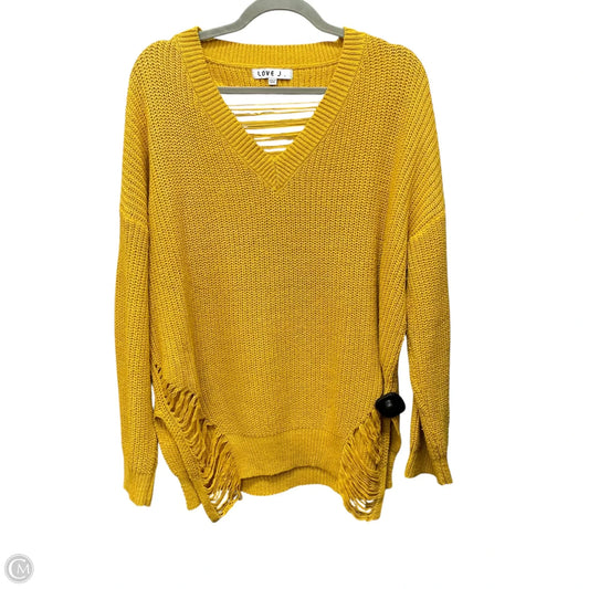 Sweater By Love J In Yellow, Size: L