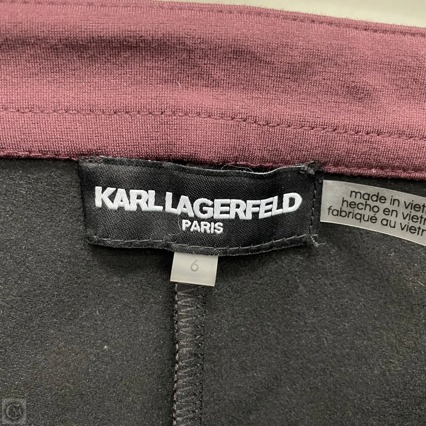 Pants Designer By Karl Lagerfeld In Maroon, Size: 6