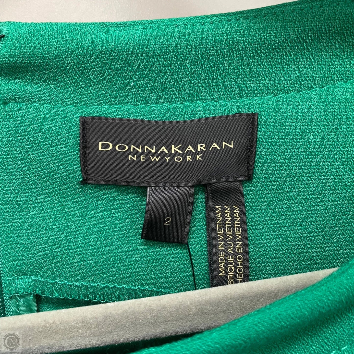 Dress Casual Short By Donna Karan In Green, Size: 2