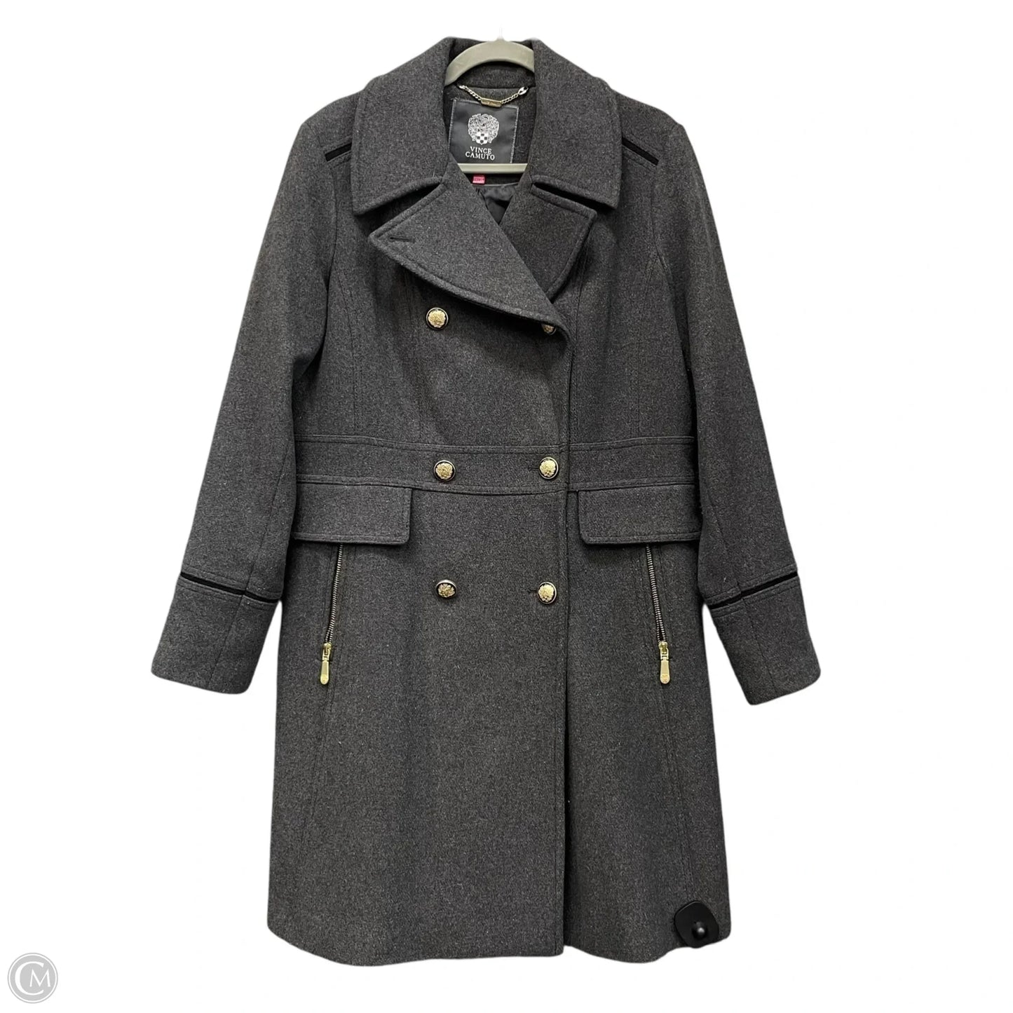 Coat Wool By Vince Camuto In Grey, Size: Xl