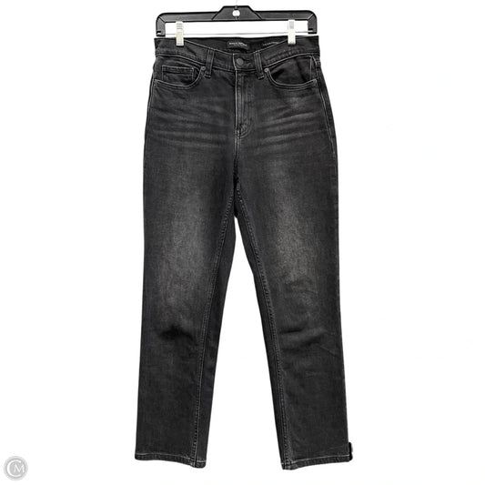 Jeans Straight By Banana Republic In Grey Denim, Size: 4