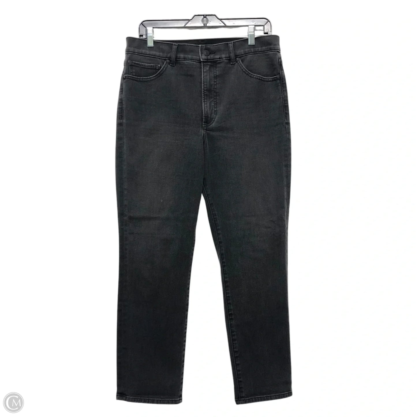 Jeans Straight By Express In Grey Denim, Size: 12
