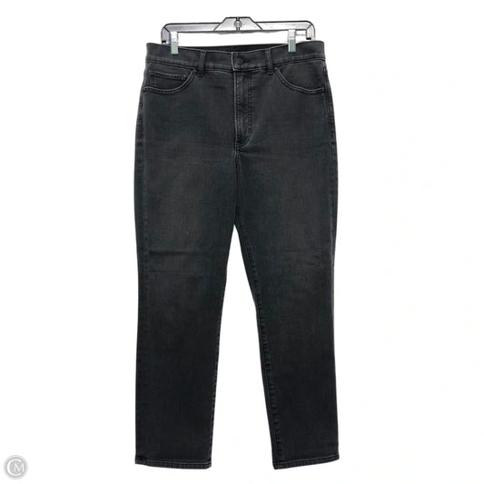 Jeans Straight By Express In Grey Denim, Size: 12