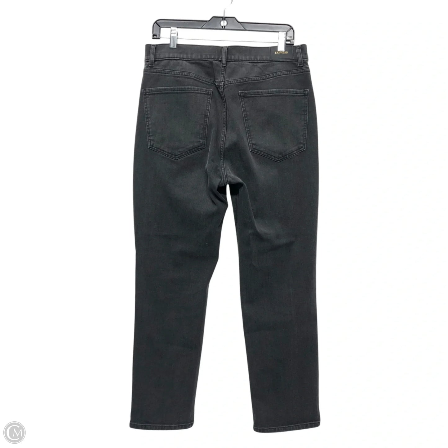 Jeans Straight By Express In Grey Denim, Size: 12