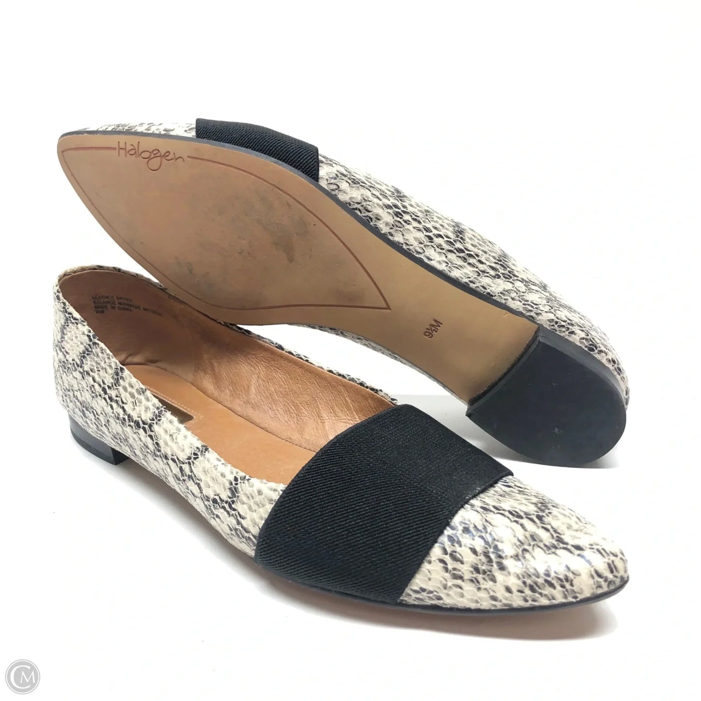Shoes Flats By Halogen In Snakeskin Print, Size: 9.5