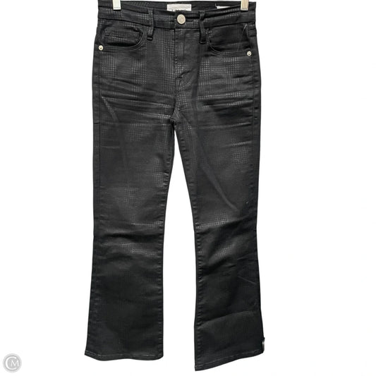 Jeans Boot Cut By Frame In Black, Size: 0