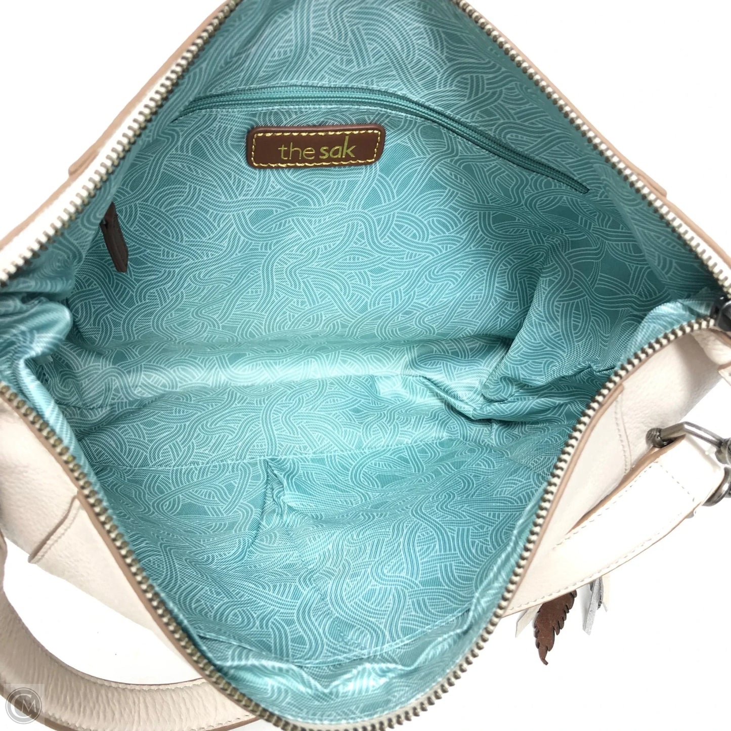Handbag Leather By The Sak, Size: Medium