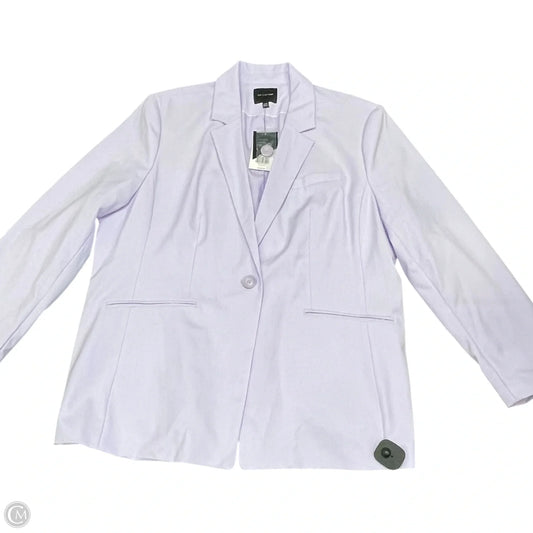 Blazer By Limited In Purple, Size: 22