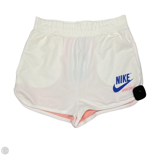 Shorts By Nike Apparel In Pink & White, Size: S