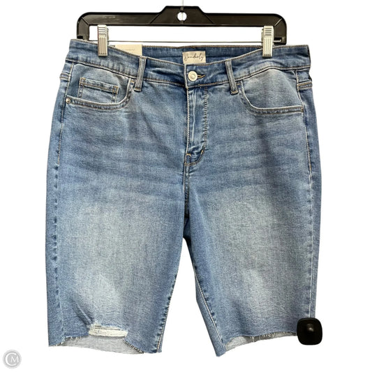 Shorts By Wonderly In Blue Denim, Size: 10