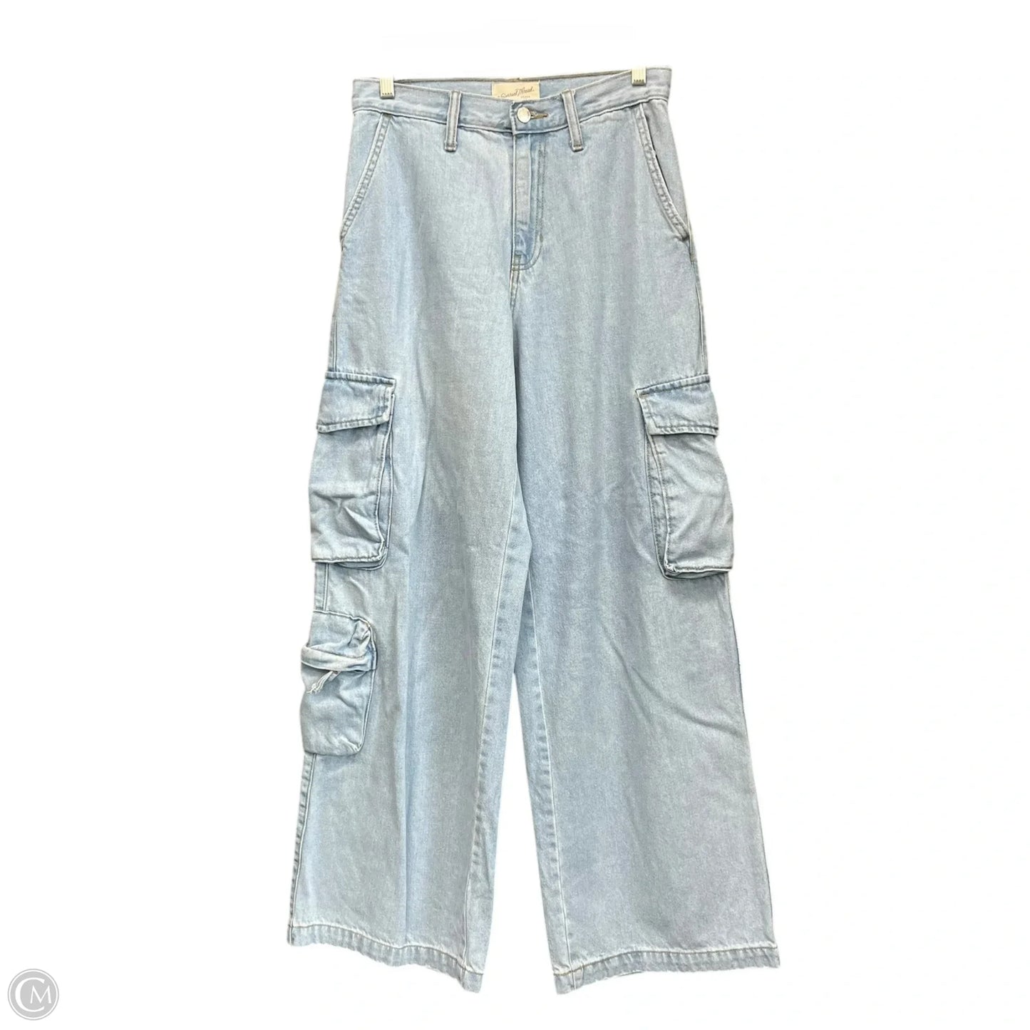 Jeans Wide Leg By Universal Thread In Blue Denim, Size: 4