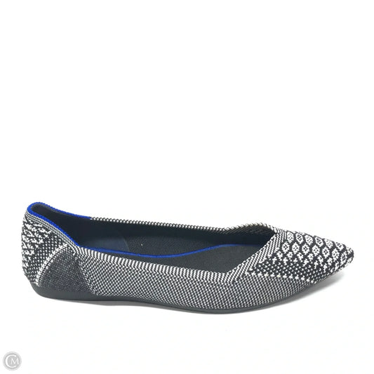 Shoes Flats By Rothys In Black & White, Size: 7