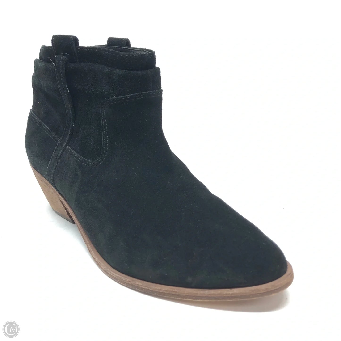Boots Ankle Heels By Joie In Black, Size: 8.5