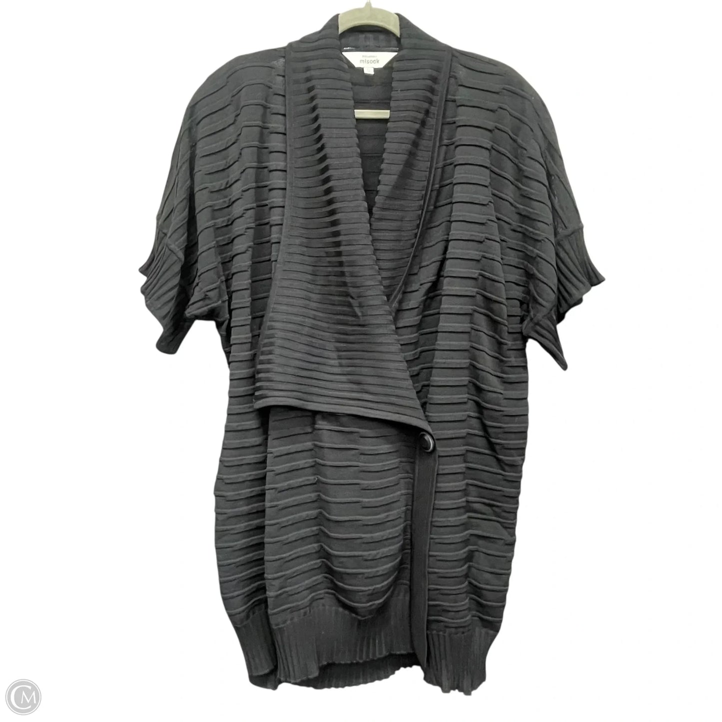 Cardigan By Misook In Black, Size: Xl
