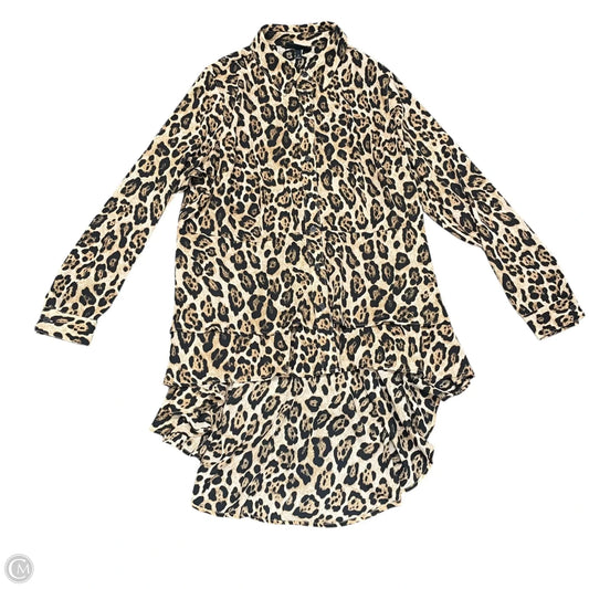 Tunic Long Sleeve By Lane Bryant In Animal Print, Size: 20