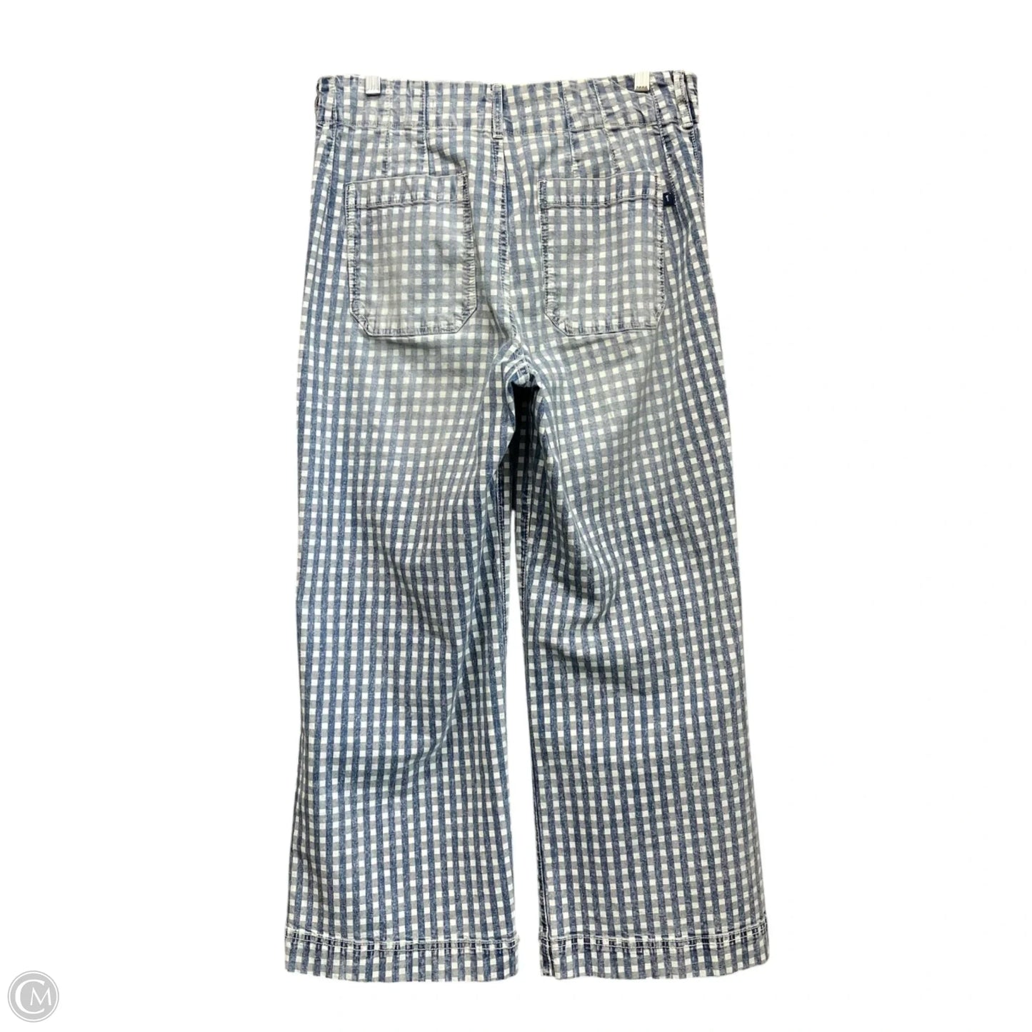 Pants Wide Leg By Pilcro In Blue & White, Size: 8
