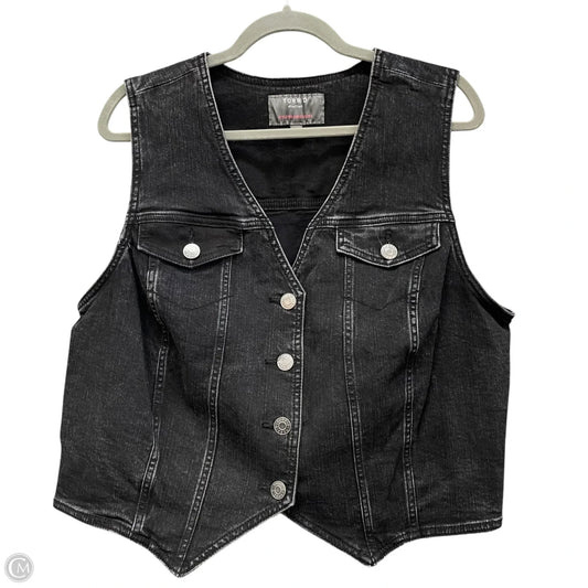 Vest Other By Torrid In Black, Size: 1x
