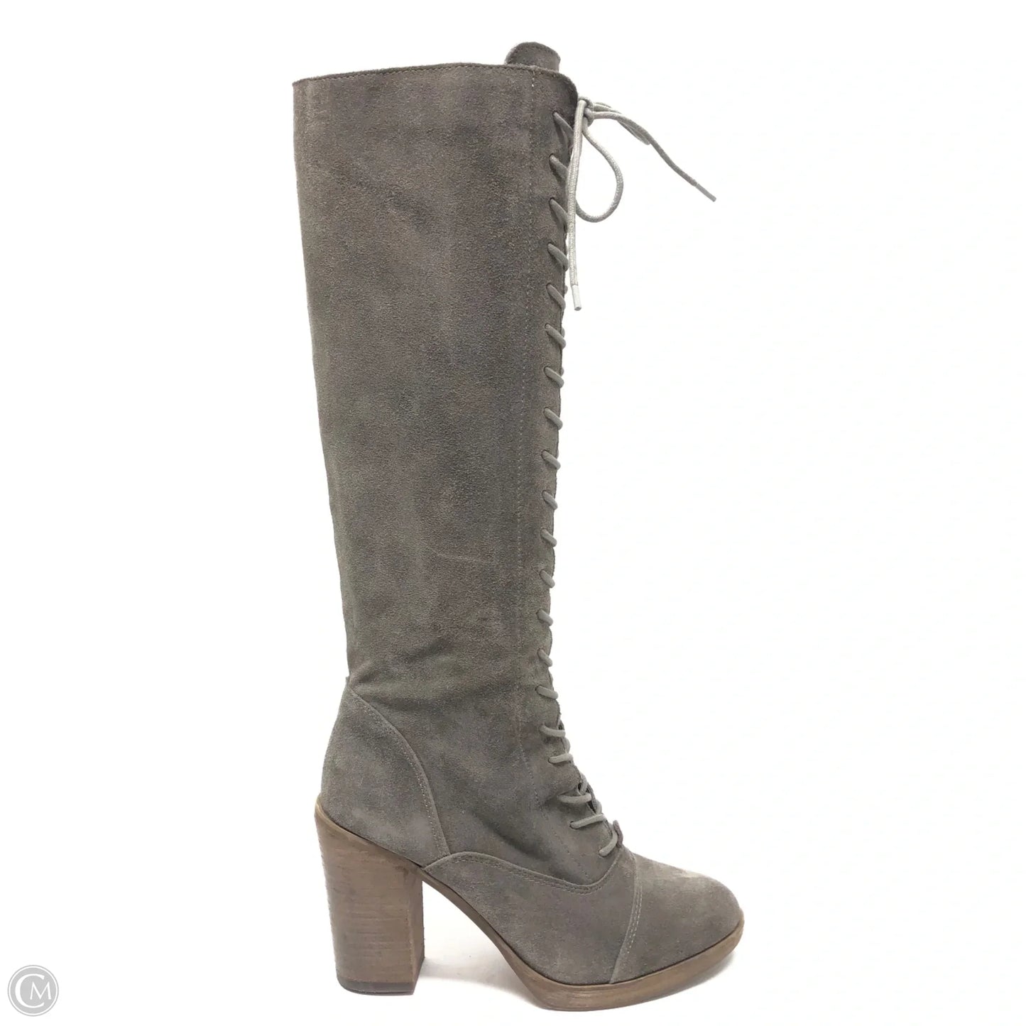 Boots Mid-calf Heels By Steve Madden In Taupe, Size: 6
